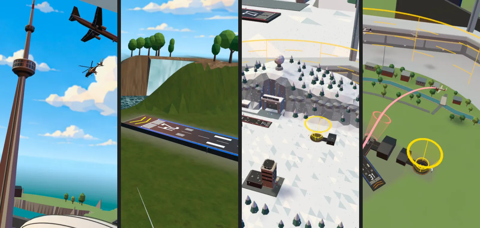 Toronto, Niagara, North Bay and London boards in Vector Tango